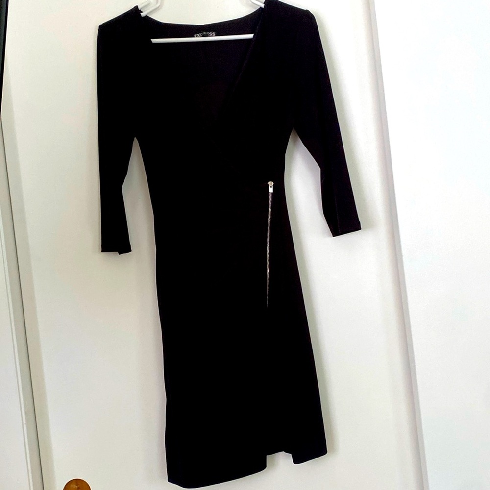 🎬 BLACK EXPRESS MIDI DRESS!!